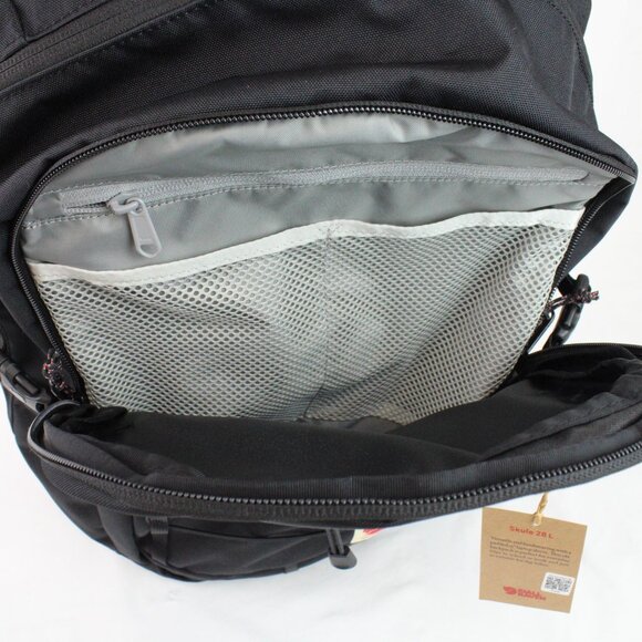 NWT Fjallraven Skule 28 Daypack Backpack in Black (23346) - Picture 9 of 15